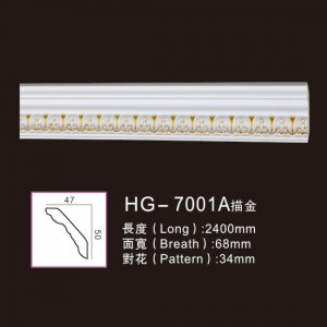 Effect Of Line Plate-HG-7001A outline in gold
