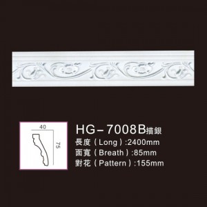 Effect Of Line Plate-HG-7008B outline in silver