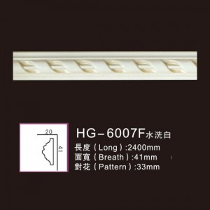 2019 wholesale price Souvenir Medallion -
 Effect Of Line Plate-HG-6007F water white – HUAGE DECORATIVE