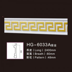 Effect Of Line Plate-HG-6033A outline in gold