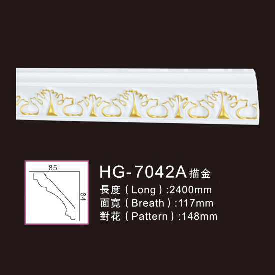 Free sample for Fireplace Electric -
 Effect Of Line Plate-HG-7042A outline in gold – HUAGE DECORATIVE