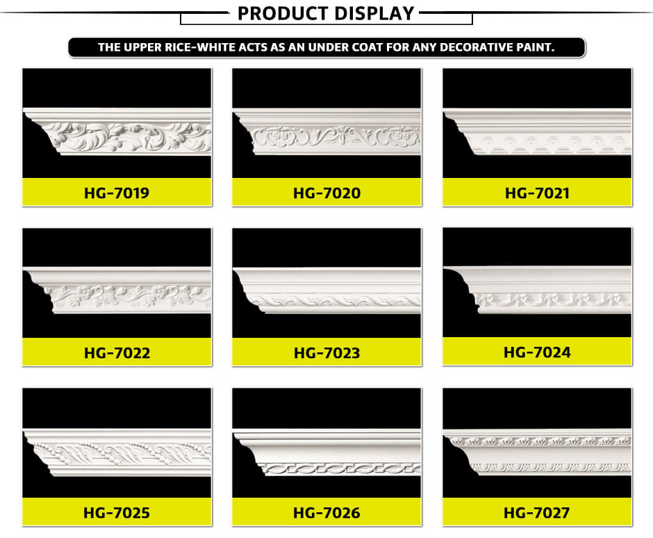 Carving Cornice Mouldings-HG7019 a