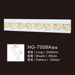Effect Of Line Plate-HG-7008A outline in gold