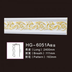 Effect Of Line Plate-HG-6051A outline in gold