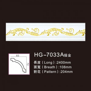 Effect Of Line Plate-HG-7033A outline in gold
