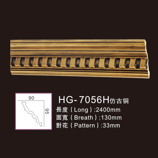Best quality Oak Corbels -
 Effect Of Line Plate1-HG-7056H Antique Copper – HUAGE DECORATIVE