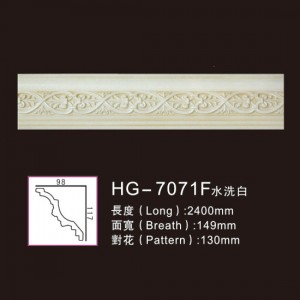 Effect Of Line Plate-HG-7071F water white