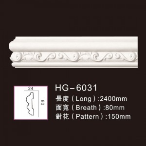 Fast delivery Crown Moulding Manufacturers -
 Carving Chair Rails1-HG-6031 – HUAGE DECORATIVE