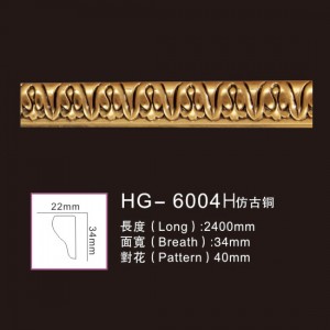 Effect Of Line Plate1-HG-6004H Antique Copper