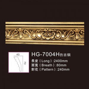 Effect Of Line Plate1-HG-7004H Antique Copper