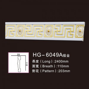 Effect Of Line Plate-HG-6049A outline in gold