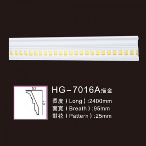 Effect Of Line Plate-HG-7016A outline in gold