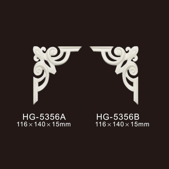 Original Factory Polystyrene Crown Moulding -
 Veneer Accesories-HG-5356 – HUAGE DECORATIVE