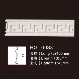 Excellent quality Custom Ancient Medallions -
 Carving Chair Rails1-HG-6033 – HUAGE DECORATIVE