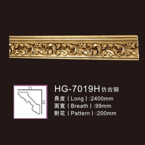 Effect Of Line Plate1-HG-7019H Antique Copper