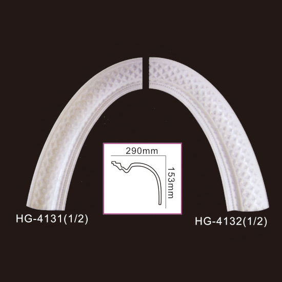 professional factory for Polyurethane Medallion -
 Beautiful Lamp Plate-HG-4131/4132 – HUAGE DECORATIVE